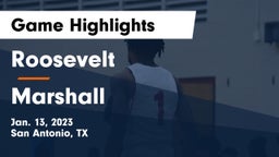 Roosevelt  vs Marshall  Game Highlights - Jan. 13, 2023