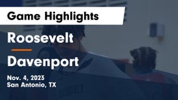 Roosevelt  vs Davenport  Game Highlights - Nov. 4, 2023