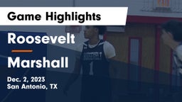Roosevelt  vs Marshall  Game Highlights - Dec. 2, 2023