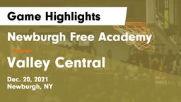 Newburgh Free Academy  vs Valley Central Game Highlights - Dec. 20, 2021
