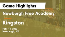 Newburgh Free Academy  vs Kingston  Game Highlights - Feb. 14, 2022