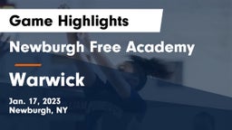 Newburgh Free Academy  vs Warwick  Game Highlights - Jan. 17, 2023