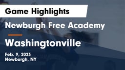 Newburgh Free Academy  vs Washingtonville  Game Highlights - Feb. 9, 2023
