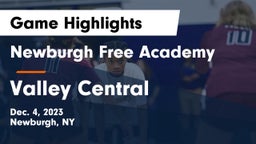 Newburgh Free Academy  vs Valley Central  Game Highlights - Dec. 4, 2023