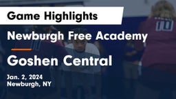 Newburgh Free Academy  vs Goshen Central  Game Highlights - Jan. 2, 2024