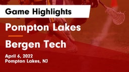 Pompton Lakes  vs Bergen Tech  Game Highlights - April 6, 2022