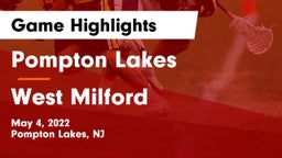 Pompton Lakes  vs West Milford  Game Highlights - May 4, 2022