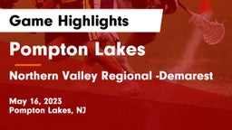 Pompton Lakes  vs Northern Valley Regional -Demarest Game Highlights - May 16, 2023
