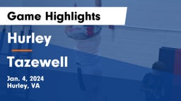Hurley  vs Tazewell  Game Highlights - Jan. 4, 2024