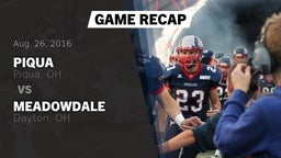 Recap: Piqua  vs. Meadowdale  2016