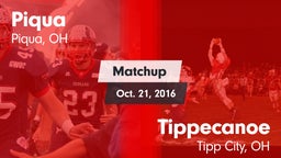 Matchup: Piqua  vs. Tippecanoe  2016