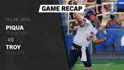 Recap: Piqua  vs. Troy  2016