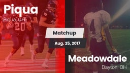 Matchup: Piqua  vs. Meadowdale  2017