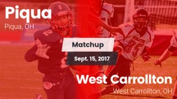 Matchup: Piqua  vs. West Carrollton  2017