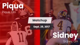 Matchup: Piqua  vs. Sidney  2017