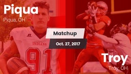 Matchup: Piqua  vs. Troy  2017