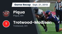 Recap: Piqua  vs. Trotwood-Madison  2018