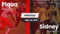 Matchup: Piqua  vs. Sidney  2018