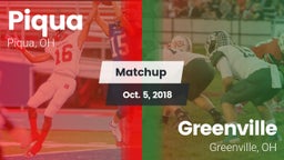 Matchup: Piqua  vs. Greenville  2018