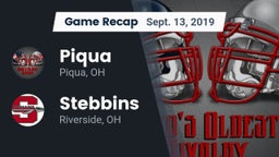 Recap: Piqua  vs. Stebbins  2019