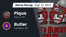 Recap: Piqua  vs. Butler  2019
