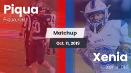 Matchup: Piqua  vs. Xenia  2019