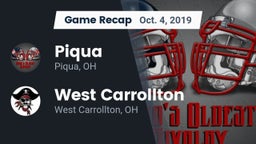 Recap: Piqua  vs. West Carrollton  2019