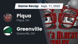 Recap: Piqua  vs. Greenville  2020