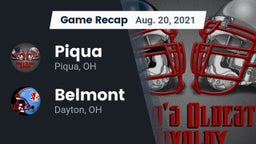 Recap: Piqua  vs. Belmont  2021