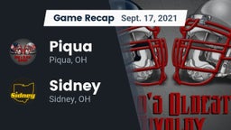 Recap: Piqua  vs. Sidney  2021