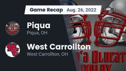 Recap: Piqua  vs. West Carrollton  2022