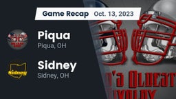 Recap: Piqua  vs. Sidney  2023