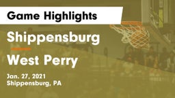 Shippensburg  vs West Perry  Game Highlights - Jan. 27, 2021