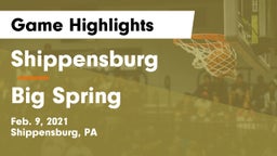 Shippensburg  vs Big Spring  Game Highlights - Feb. 9, 2021