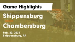 Shippensburg  vs Chambersburg Game Highlights - Feb. 20, 2021