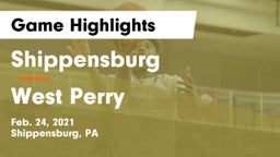 Shippensburg  vs West Perry Game Highlights - Feb. 24, 2021