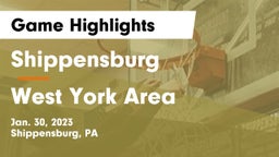Shippensburg  vs West York Area  Game Highlights - Jan. 30, 2023