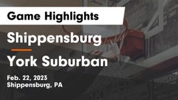 Shippensburg  vs York Suburban  Game Highlights - Feb. 22, 2023
