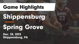 Shippensburg  vs Spring Grove  Game Highlights - Dec. 28, 2023