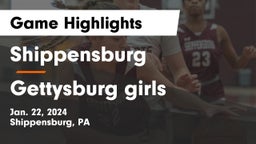 Shippensburg  vs Gettysburg girls Game Highlights - Jan. 22, 2024