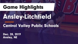 Ansley-Litchfield  vs Central Valley Public Schools Game Highlights - Dec. 28, 2019