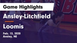 Ansley-Litchfield  vs Loomis  Game Highlights - Feb. 13, 2020
