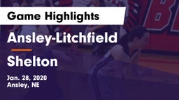 Ansley-Litchfield  vs Shelton  Game Highlights - Jan. 28, 2020