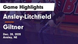 Ansley-Litchfield  vs Giltner  Game Highlights - Dec. 28, 2020