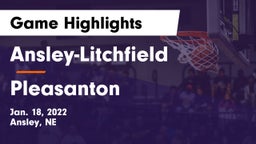 Ansley-Litchfield  vs Pleasanton  Game Highlights - Jan. 18, 2022
