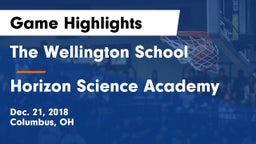 The Wellington School vs Horizon Science Academy  Game Highlights - Dec. 21, 2018