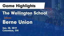 The Wellington School vs Berne Union  Game Highlights - Jan. 28, 2019