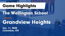 The Wellington School vs Grandview Heights Game Highlights - Jan. 11, 2020