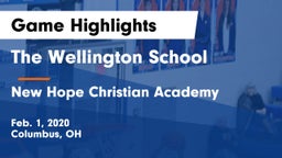 The Wellington School vs New Hope Christian Academy Game Highlights - Feb. 1, 2020