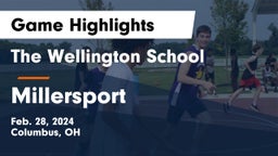 The Wellington School vs Millersport  Game Highlights - Feb. 28, 2024